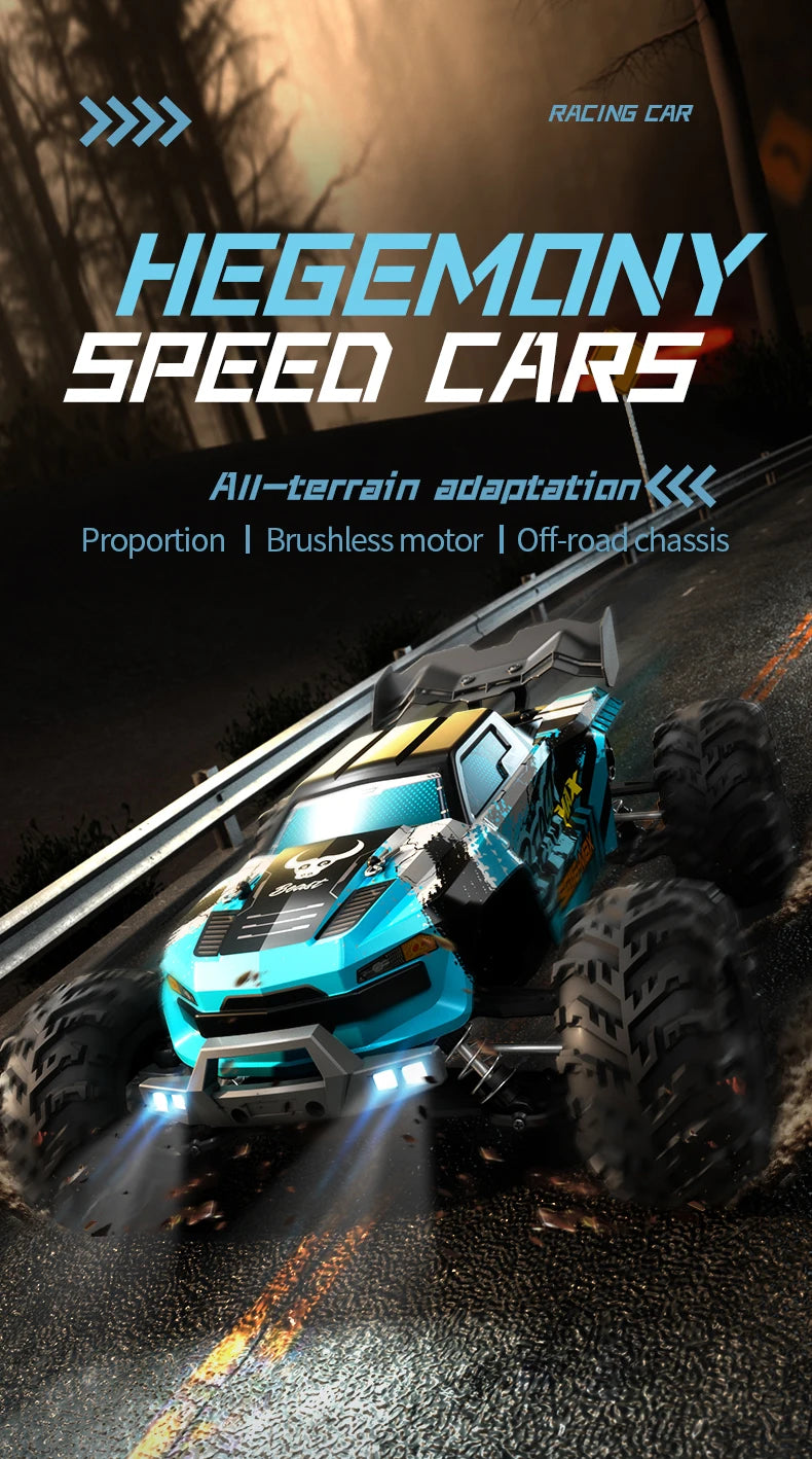 New PRO/MAX 1∶16 RC Car 80KM/H 4WD Brushless Off-Road Racing Toys High Speed Remote Control Vehicle For Kids Adults Outdoor Gift