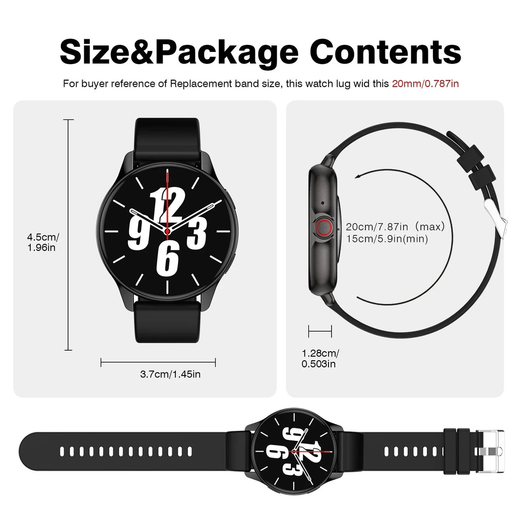 2025 New Smart Watch Wireless Calling Multiple Sports Modes Music Player Health Tracking DIY Watch Faces Android iOS