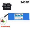 Electric Scooter Lithium Battery 14S3P 52V 10.5Ah 18650 Battery Built-in BMS for 0-1000W Electric Motorcycle Scooter Battery