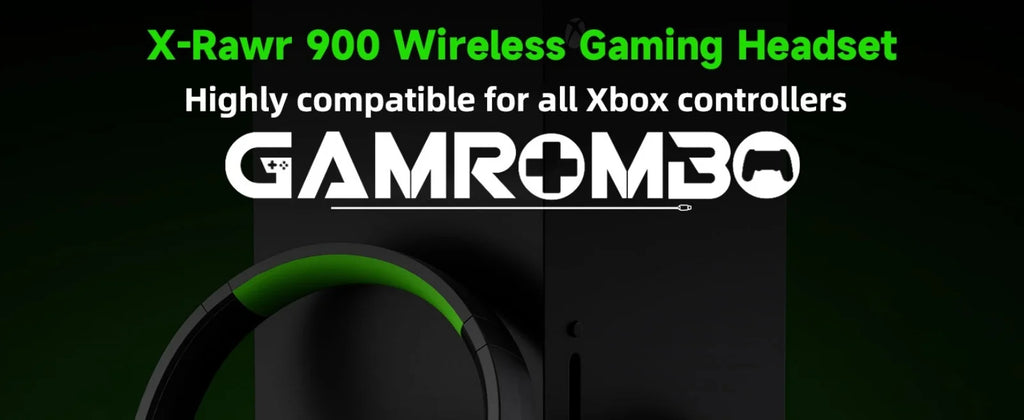 Wireless Gaming Headset for Xbox/PC/Switch Game/Chat Audio,Foldable,Detachable Mic,3D Surround Sound Plug & Play Game Headphone