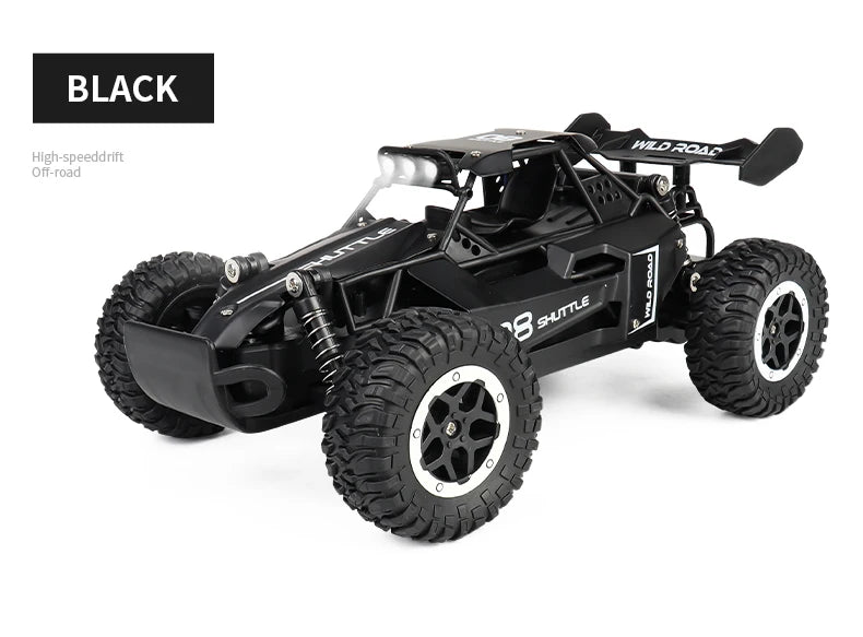 1:16 Scale Remote Control Monster Truck High Speeds 20KMH Off-Road RC Car with LED Lights for Adults Kids Durable Gift Ready for