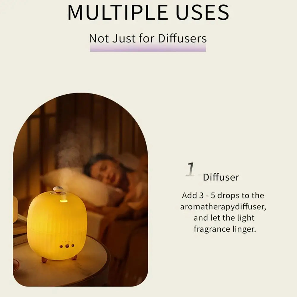 12 Flavors Essential Oils For Aroma Diffuser AirHumidifier Home Water-soluble Lavender Eucalyptus Lemon Bergamot 5ml