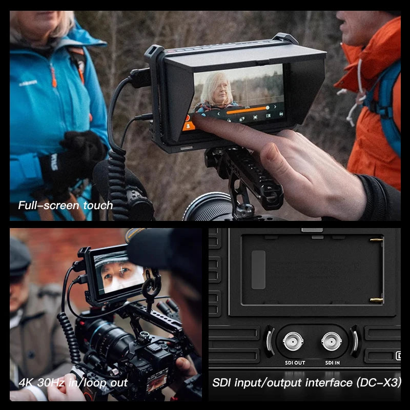 Viltrox DC-X3 DC-X2 4K Monitor Touch Screen Touch Screen Profissional 1080P Photographic HD FHD Portable Camera Monitor