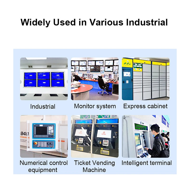18.5 Inch 1920*1080 Industrial Touch Monitor HDMI VGA USB LCD Display VESA Wall Mount Open Frame Embedded Monitor For Equipment