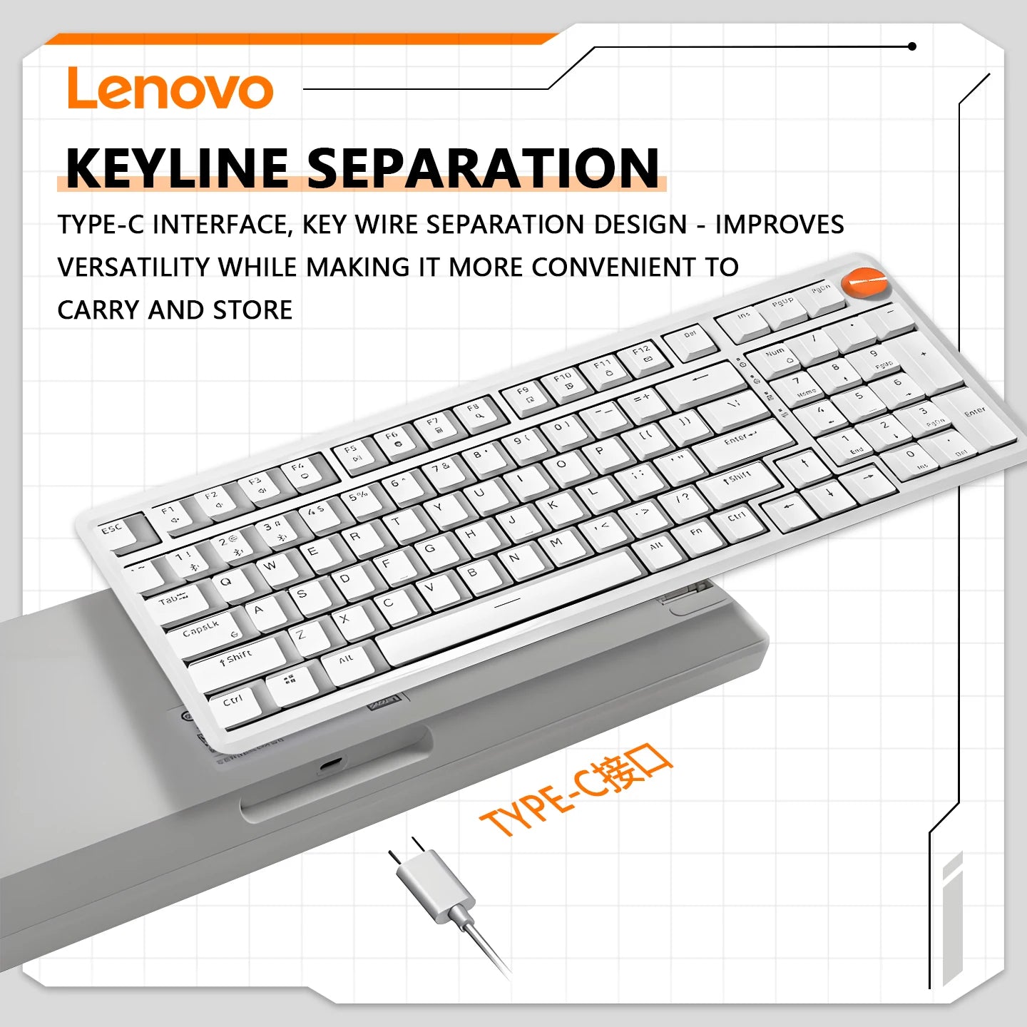 Lenovo MK9 Mechanical Gamer Keyboard RGB Customize Wireless USB/2.4G/Bluetooth 3Mode CNC Esports Gaming Keyboard Office Gifts