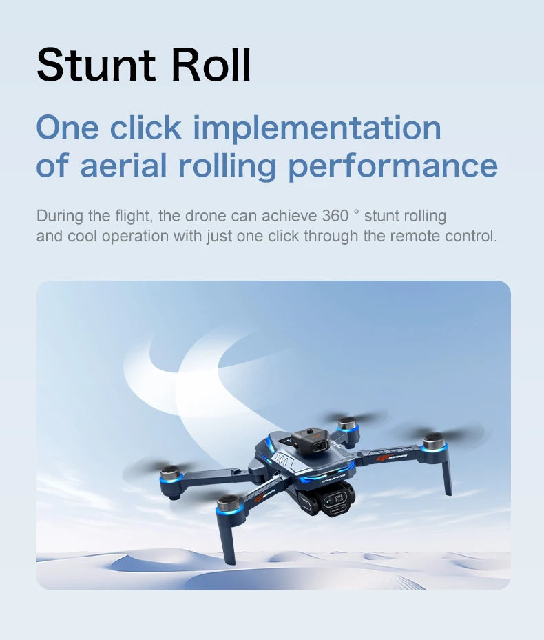 Original GT8 drone 8K HD dual camera aerial photography obstacle avoidance with large screen brushless four-axis aircraft dron
