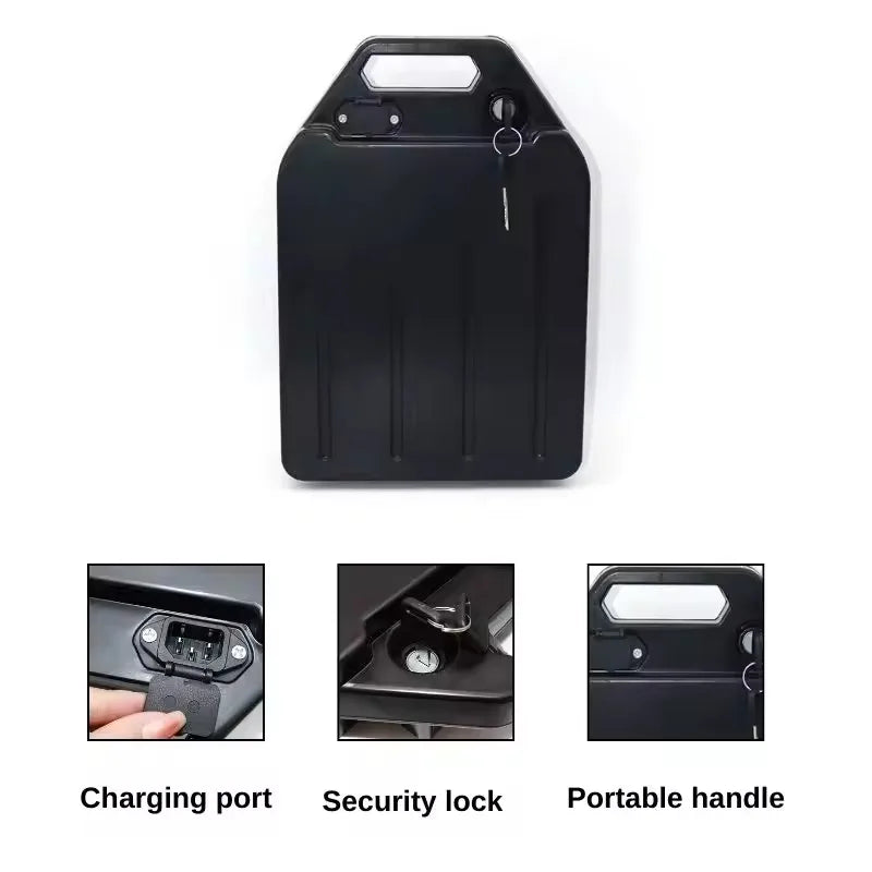 60V 20Ah-40Ah Electric Motorcycle Li-ion Battery Pack 2000W for Harley Two Wheel Foldable Citycoco Electric Scooter,Free Charger