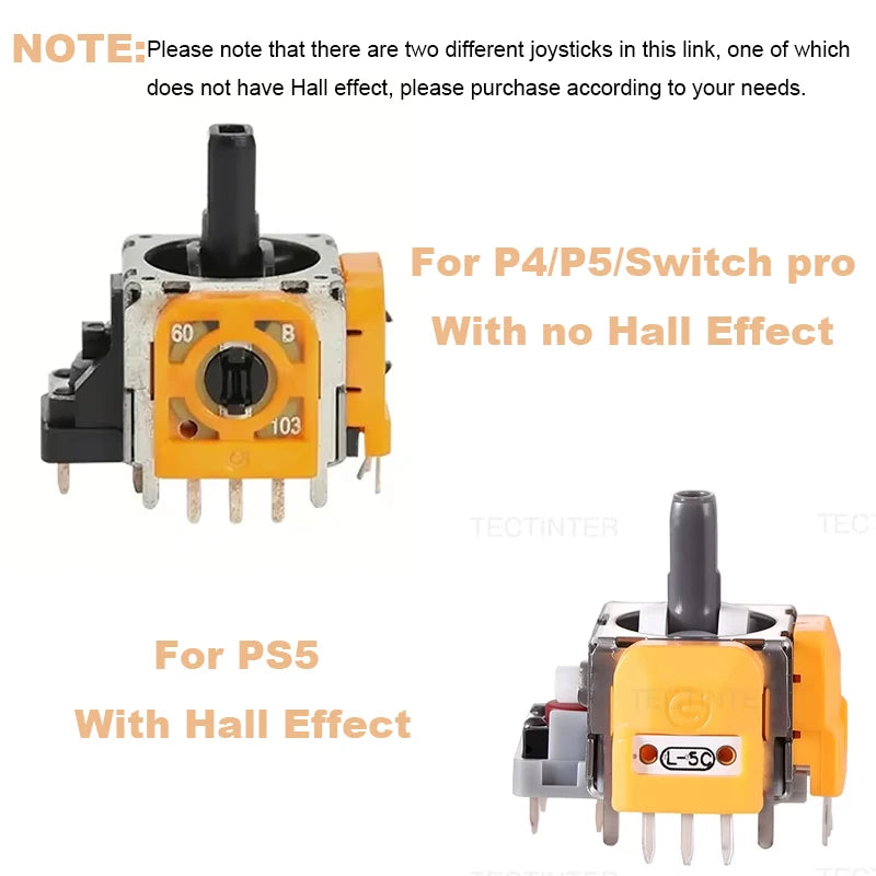 Hall Effect Joystick Replacement For PS5 Controller Accessories 3D Analog Thumb Stick For Playstation 5 Gamepad Repair Parts