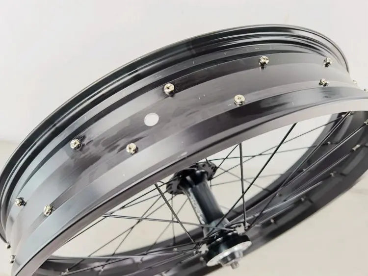 Fat Bike Front Wheel Ebike 20 And 26 inch, Disc Brake, 36H Inner, 74mm Outer, 80mm Width, O.L.D, 135mm, 4.0 Inch Tire