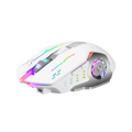 Wireless Computer Gaming Mouse, Mice With LED Backlit, Ergonomic Gamer Mouse With 6 Silent Buttons, 3 Adjustable DPI for PC