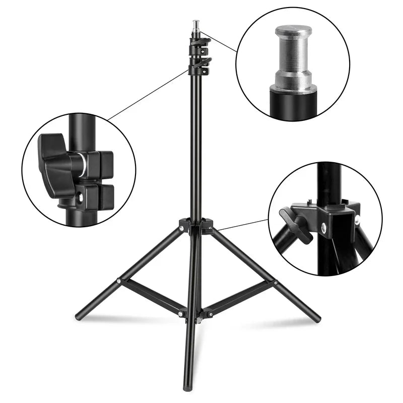 Photographic Equipment Photo Studio Photography Soft Box Kit With Tripod Video 50x70cm Softbox Photo Box