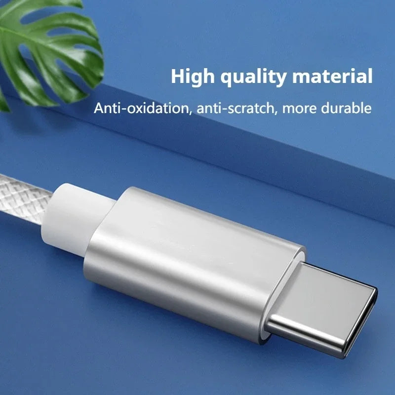 USB-C to MagSafe 2 T-tip Braided Charging Cable for MacBook Air/Pro, Fast Magnetic Charger Cord Compatible with 45W 60W 85W