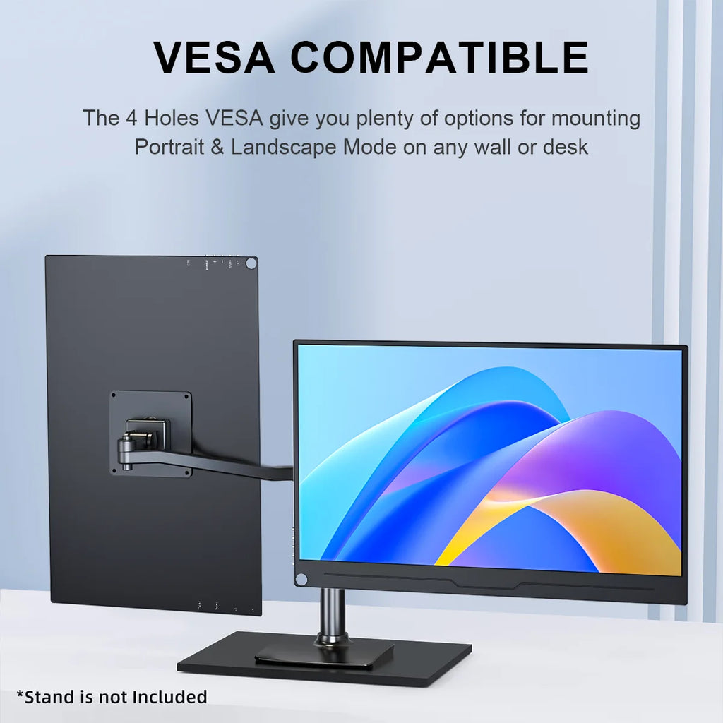 15.6 inch Portable Gaming Monitor 3840X2160 Ultra-Thin 4K IPS Screen for PC Laptop External Display with for Xbox Switch PS 4 5