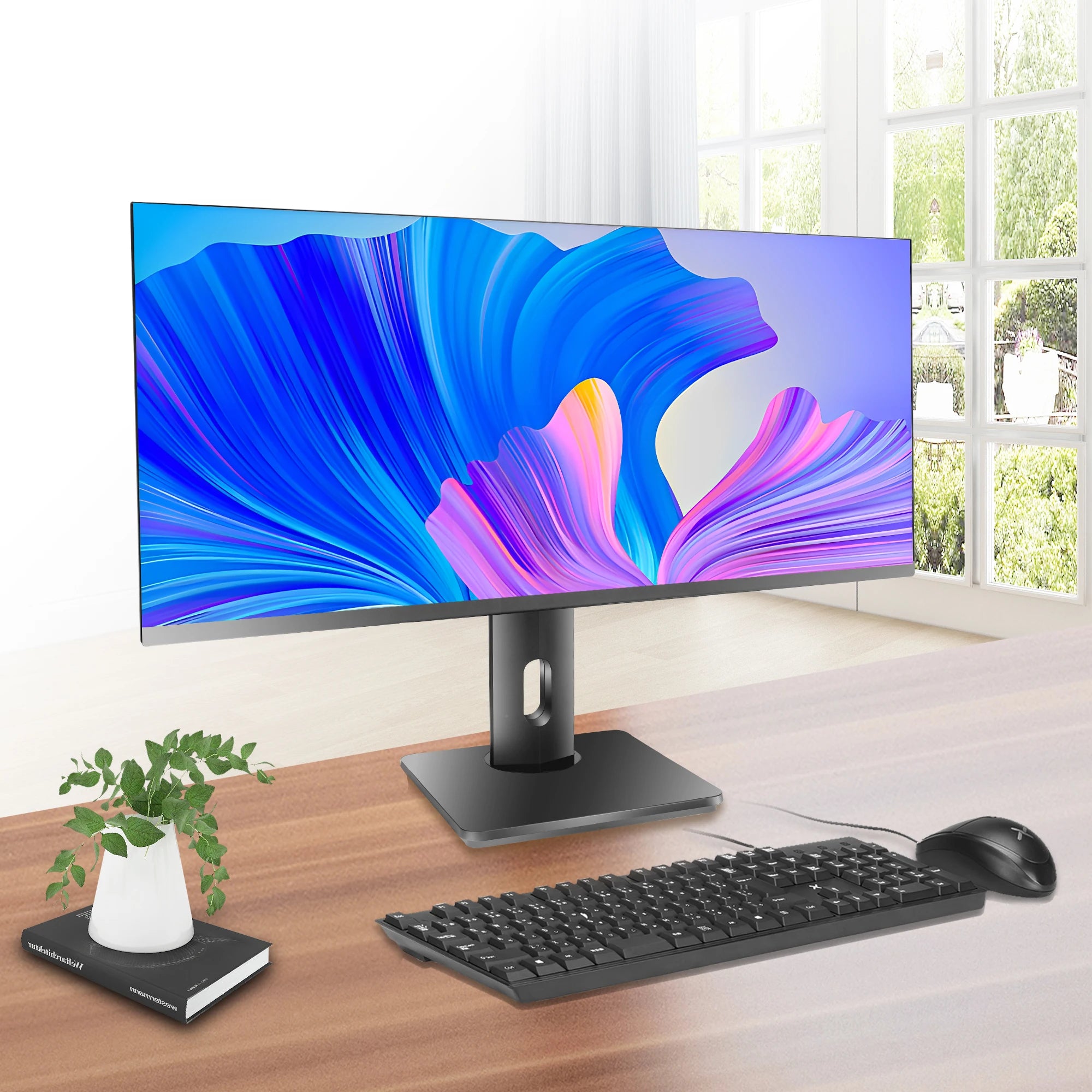 Stock New Desktops Computer All In One 30" 2560*1080 QHD Core I7 SSD 512GB Desktop Computer All In One Pc