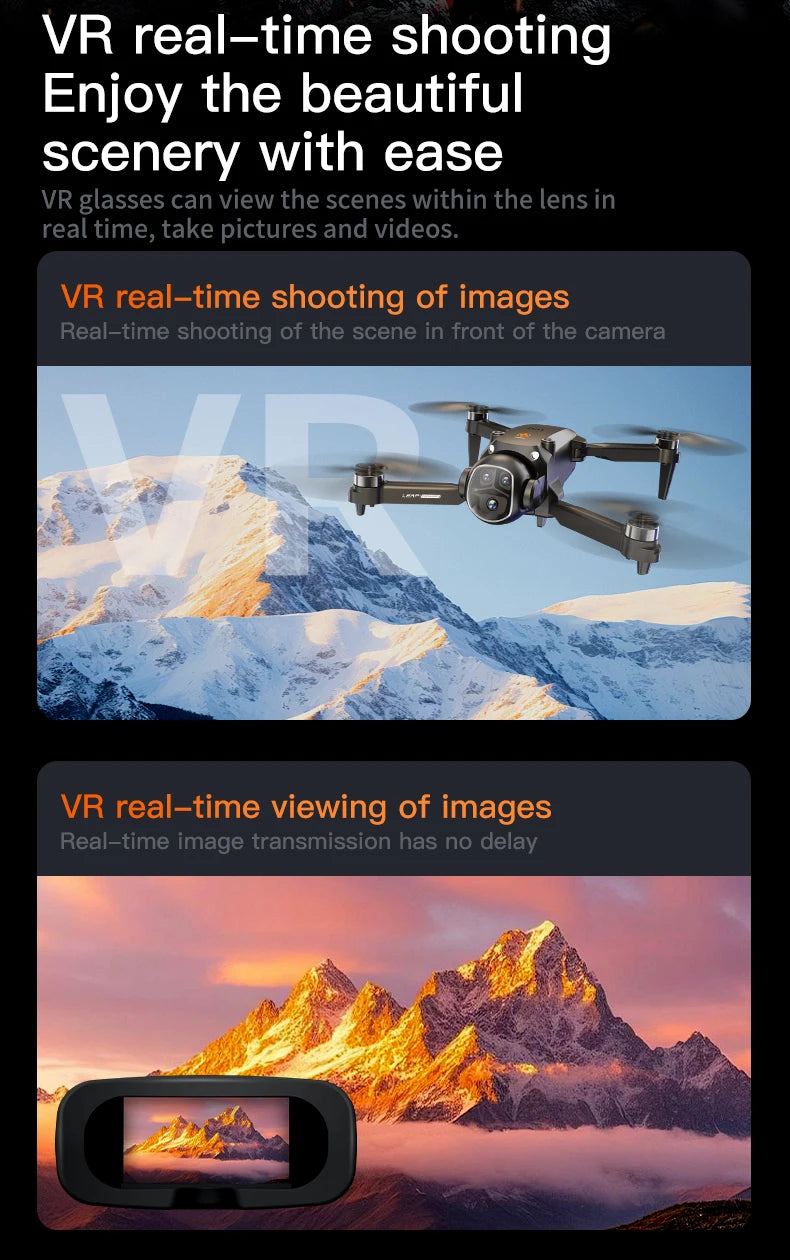 H21 Drone 8K HD Dual Camera Brushless Motor WIFI GPS Professional HD Aerial Photography Remote Control Aircraft Quadcopters Toys