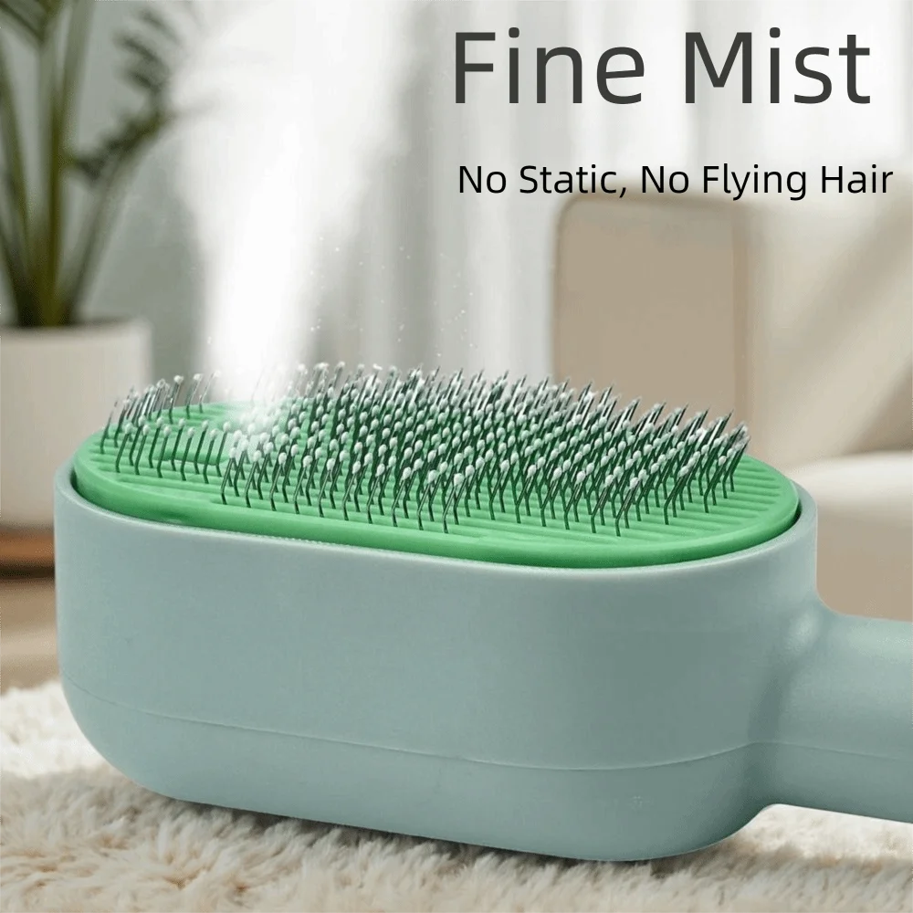 Pet Grooming Tool USB Charging Pet Spray Hair Comb Portable Professional Pet Steam Brush Efficiently Cat Spray Brush Bathing