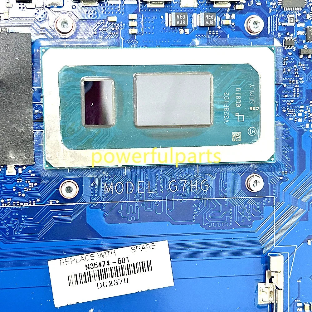 For HP Pavilion 15-EG Motherboard DAG7HGMB8B0 DAG7HEMB8F0 DA0G7HMB8G0 N35473-601 N35474-601 i3 i5 i7 CPU Working Good