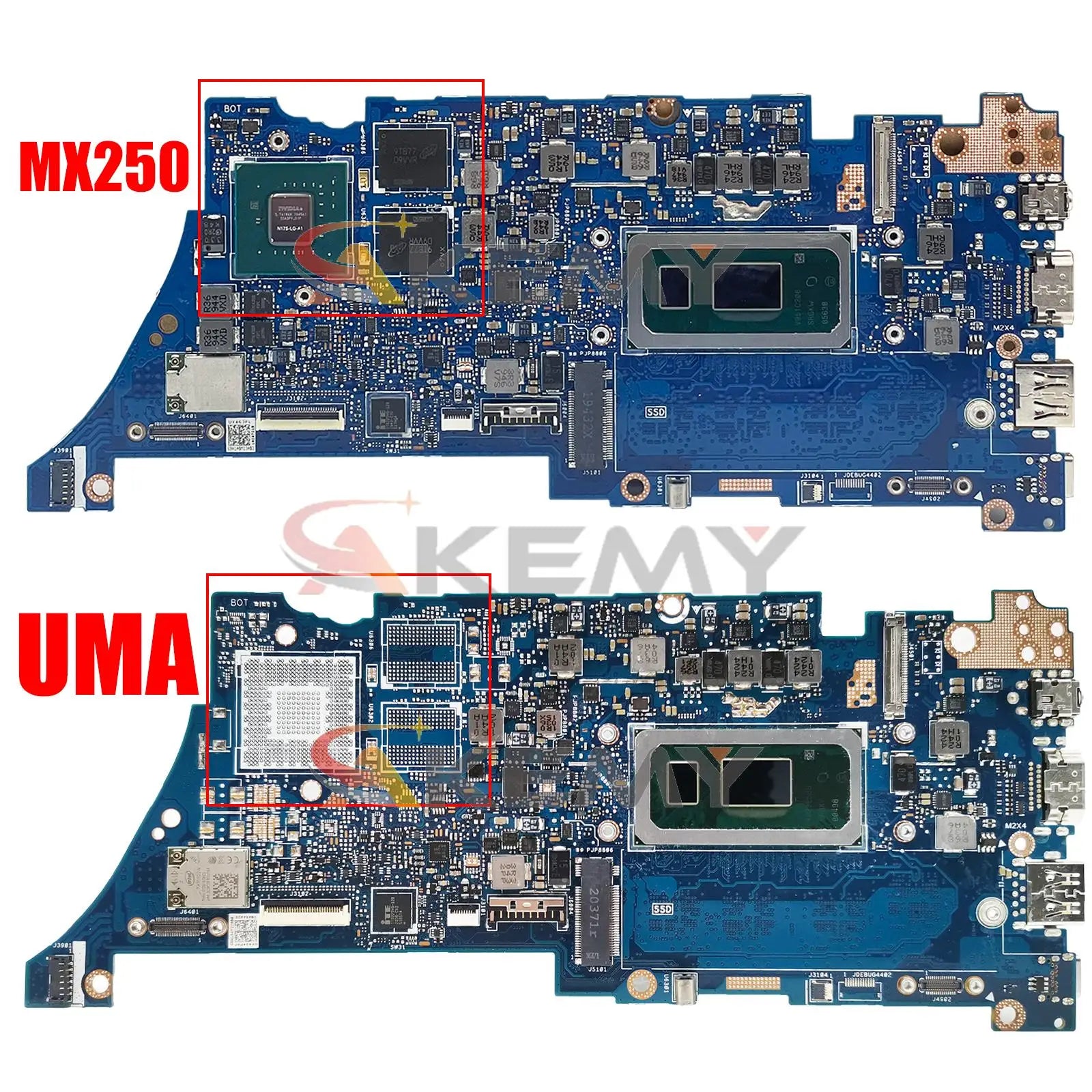 AE UX434F Motherboard For ASUS UX434FL UX434FA UX334FL UX334FA UX434FLC UX463FL U4600F UX434 Mainboard i5 i7 CPU 8G/16G RAM