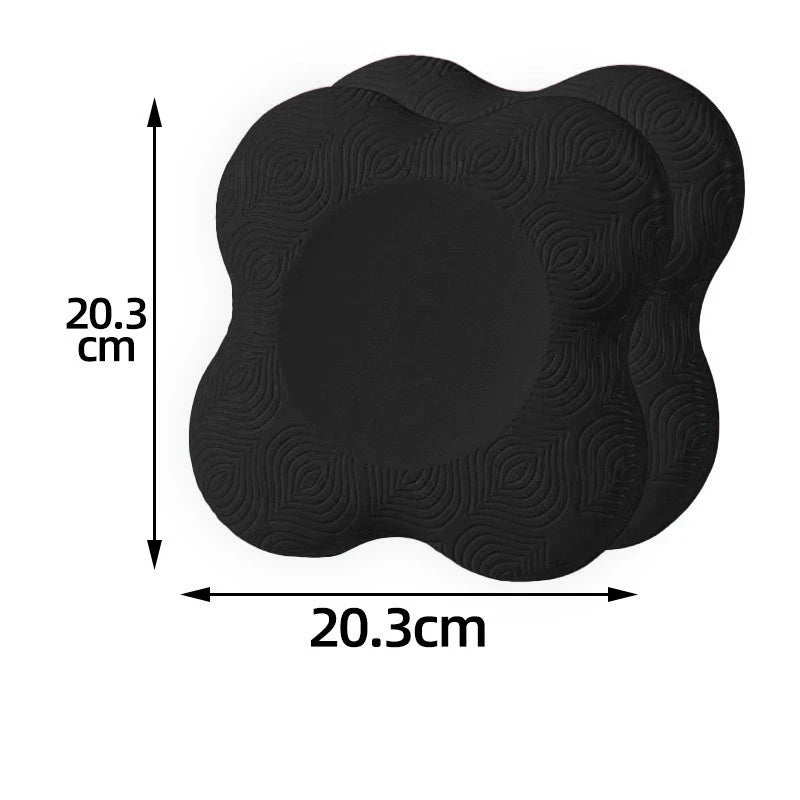 2Pcs Tpe Yoga Kneeling Mats Thickened Anti Slip Yoga Kneeling Protective Pad Sport Fitness Elbow Knee Mat Knee Soft Flat Support