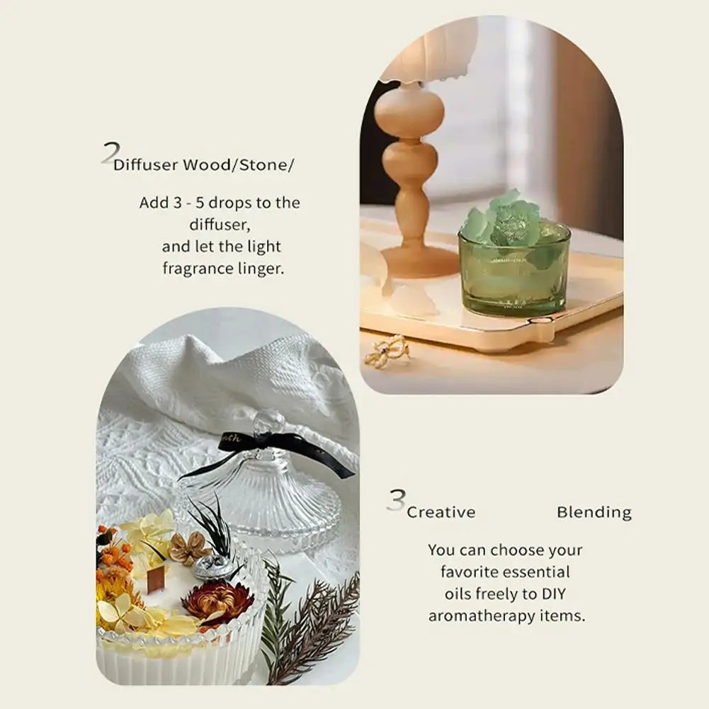 12 Flavors Essential Oils For Aroma Diffuser AirHumidifier Home Water-soluble Lavender Eucalyptus Lemon Bergamot 5ml