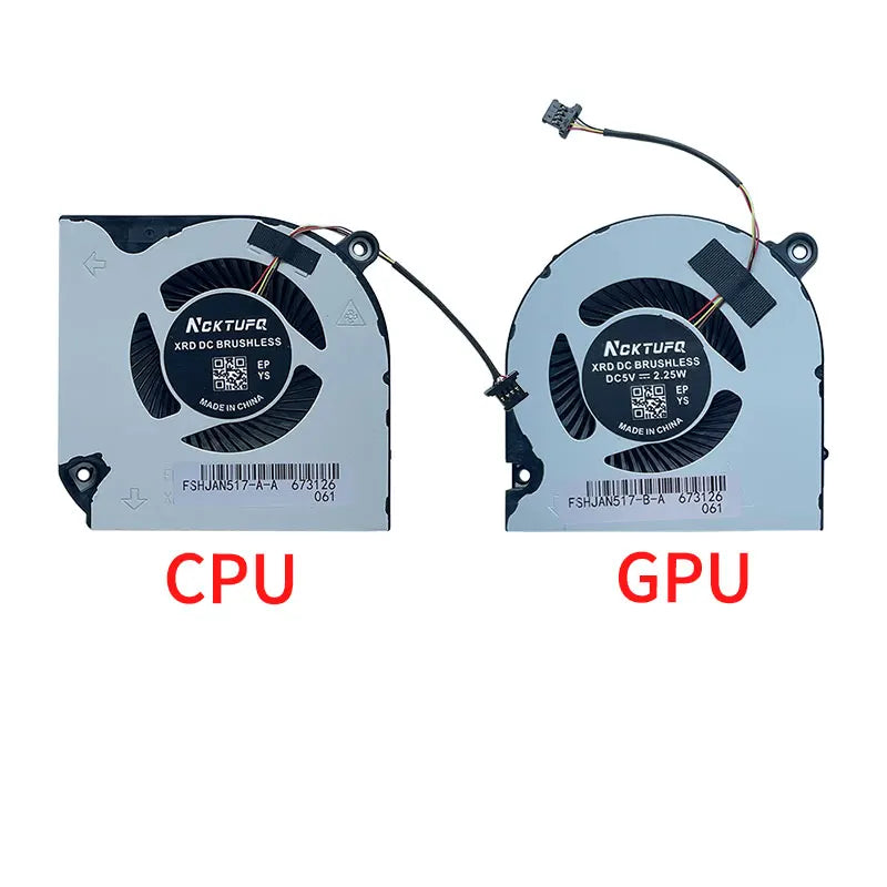 CPU GPU Cooler Cooling Fans for Acer Predator Helios 300 PH317-53 PH315-52 AN515-55 AN515-56 AN515-57 AN515-45 AN517-52 N20C1