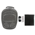 Portable VR Headset Travel Case EVA Gray Anti Fall Portable VR Carrying Case for PS VR2 Headset with Lens Protector Cover Case
