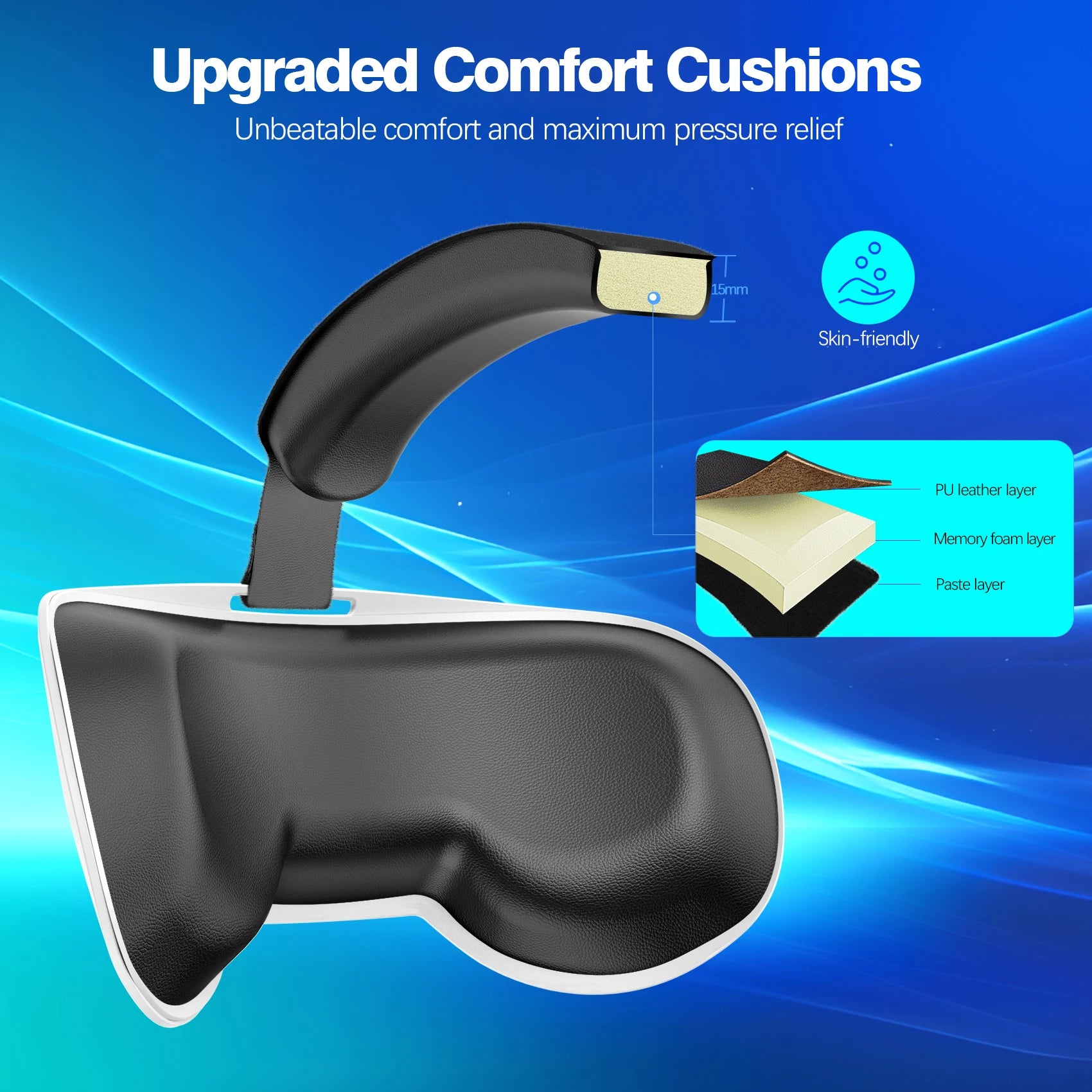 Head Strap Compatible with Oculus Quest 2, Adjustable Elite Strap Replacement in VR Accessories (Comfort Head Strap Only)