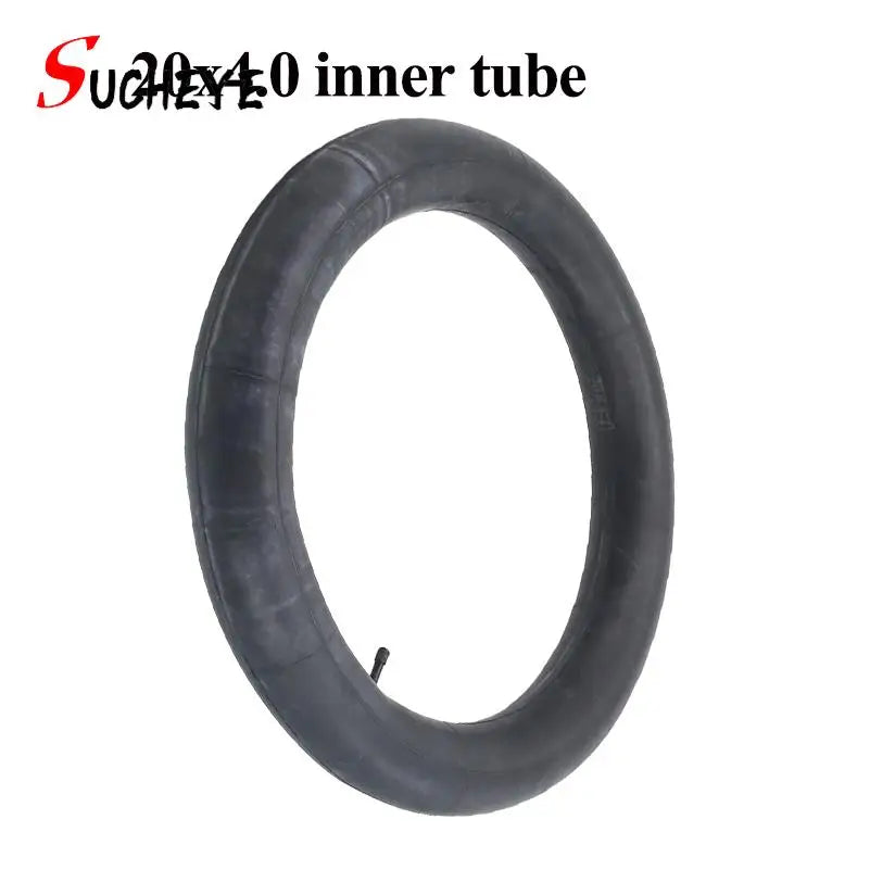 20x4.0 Road Bike Fat Tire 20 Inch Electric Bicycle Road Motorcycle Outer Big Fat Tire with Tube Cycling Bike Parts