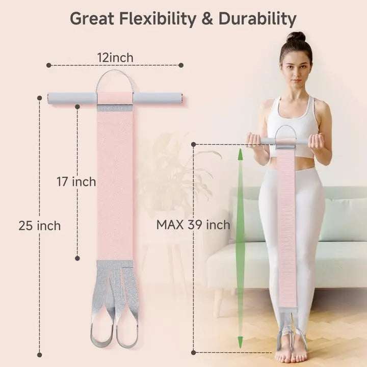 Yoga Resistance Band Anti-Broken Elastic Sit Up Pull Rope for Strength Training Portable Unisex Resistance Exercise Bands