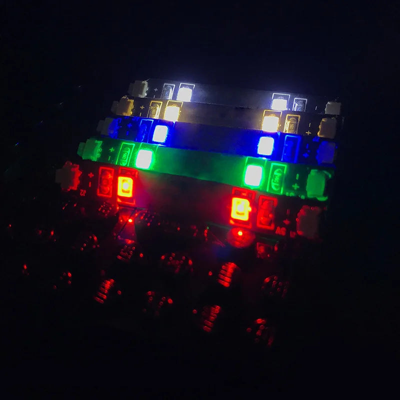 LYBMTWF 10 pieces of LED flexible light strips,,powered by Usb,DIY lighting accessories, Light up your blocks