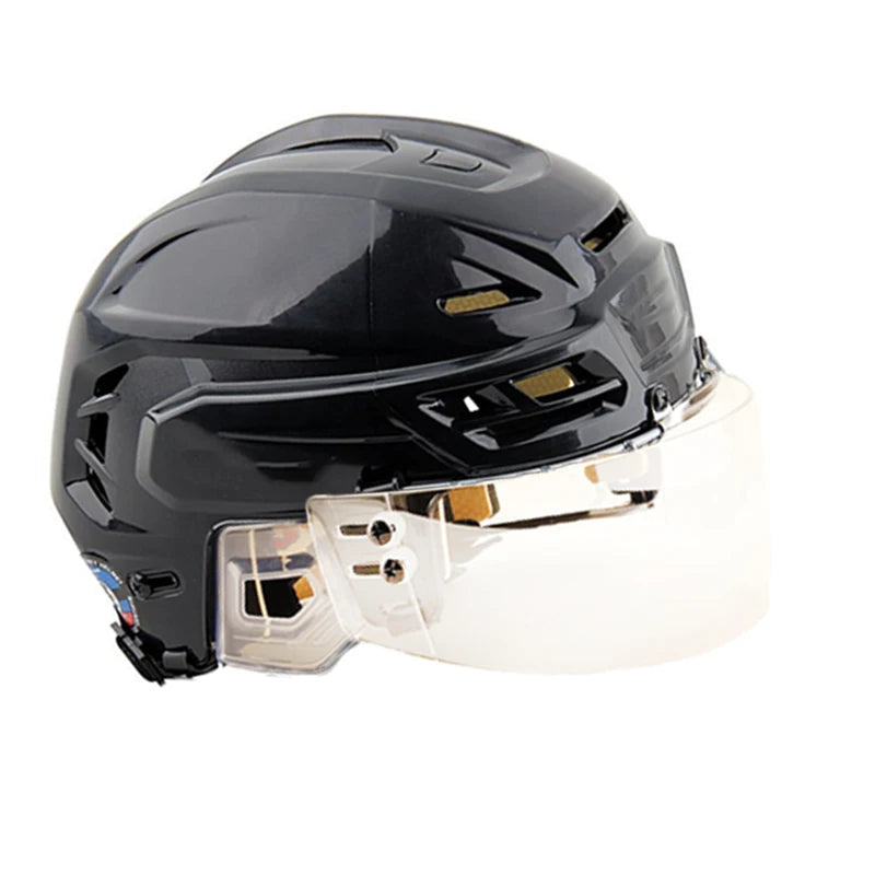 Hockey Helmet Tactical Sports Rugby Adjustable Ice Hockey Helmet with Cage Full/Face Mask Adult Equipment Face Head Protective