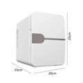 6L Car Mini Fridge Beauty Cosmetics Mask Makeup Skincare Refrigerator Semiconductor USB Heated Cooling Dormitory Refrigerator