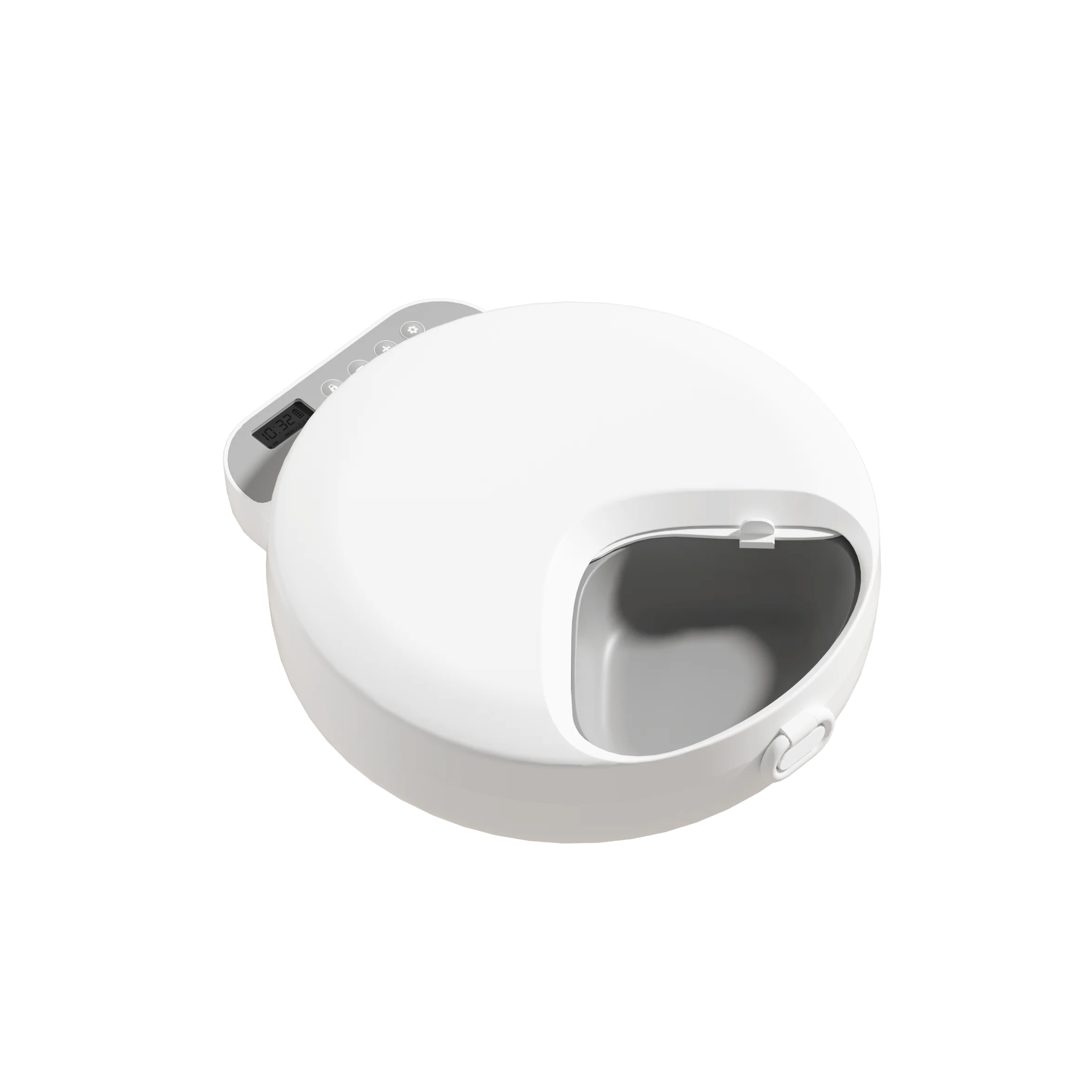 Automatic feeder for wet food, four pet feeders for different foods, dry and wet food cat feeding bowl with ice packs