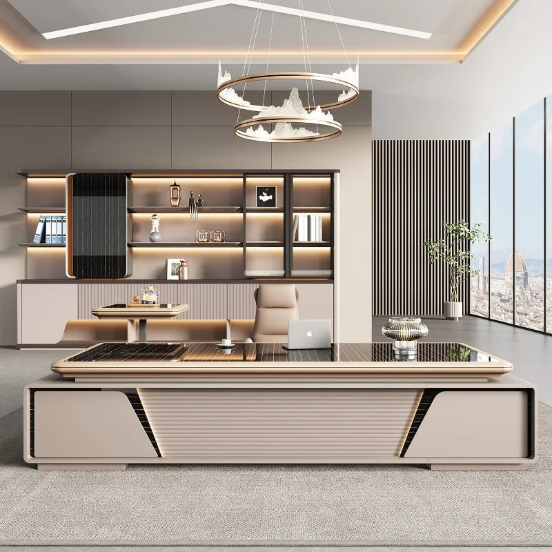 Bedroom Computer Office Desk Cheap Computer Gaming Drawer Conference Office Desk Reception Space Saving Tavolo Office Furniture