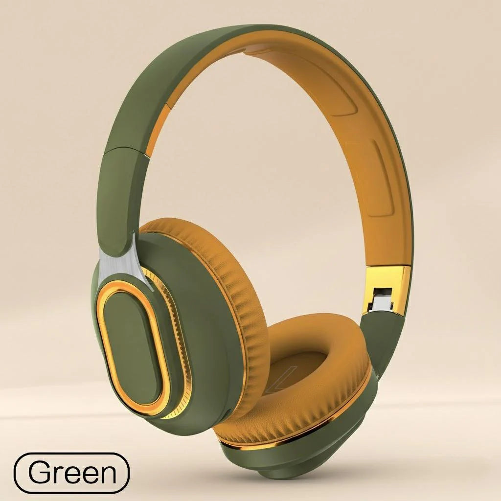 Wireless Gaming Headset with Microphone HiFi Sound Immersive Audio for PC Music Enjoyment Portable Bluetooth Earphones
