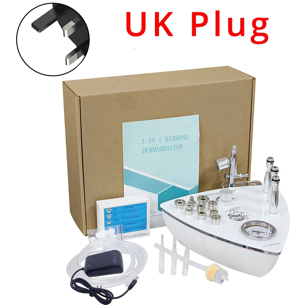 Wholesale Facial Microdermabrasion Machine Diamond Tip Dermabrasion Devices Skin Exfoliation Vacumtherapy Wrinkle Beauty Tool