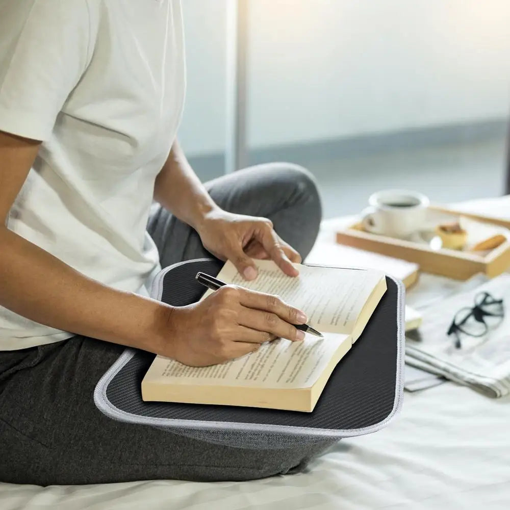 Lap Desk For Laptop With Cushion Lapdesk For Laptop With Soft Pillow Cushion Writing Padded Tray With Handle For Work And Game