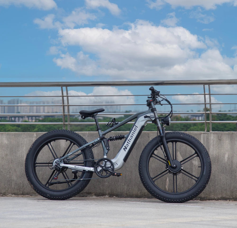 Nathaniel 2000W E-Bike SYR09 Dual Drive 26x4.0 Fat Tire 48V20AH Battery E-Mountain Bike Outdoor Sports All-Terrain Electric Bike