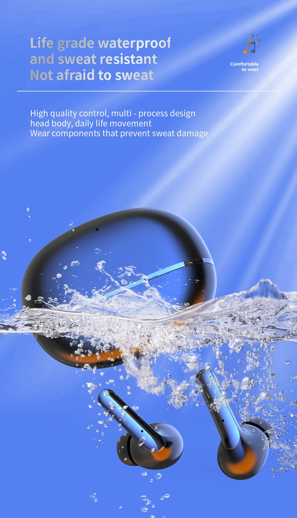 High Quality Air7 BT5.3 Wireless Earbuds In-ear Music Gaming Sports HiFi Stereo TWS Earphone For Phone
