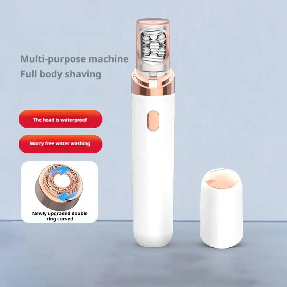 Electric Epilator & Shave 2-in-1 Electric Hair Removal Device For Women Painless Waterproof Private Parts & Facial Hair Removal