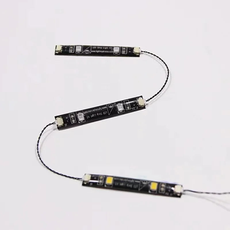 LYBMTWF 10 pieces of LED flexible light strips,,powered by Usb,DIY lighting accessories, Light up your blocks