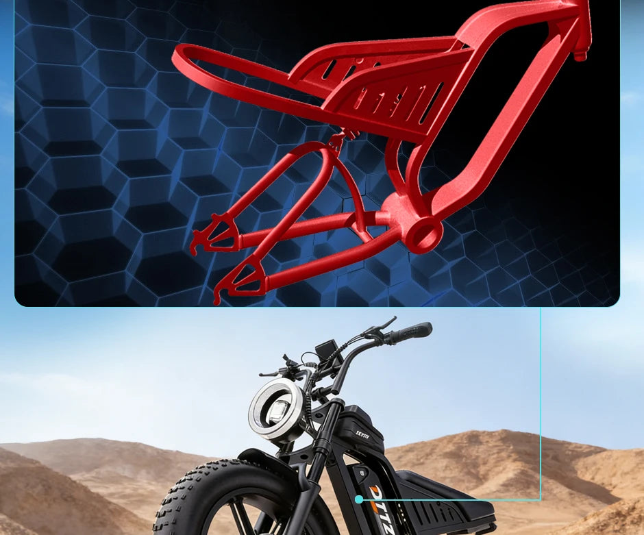 4000W motor F6S off-road electric bicycle is suitable for adults to use The single-person configuration is for mountain biking