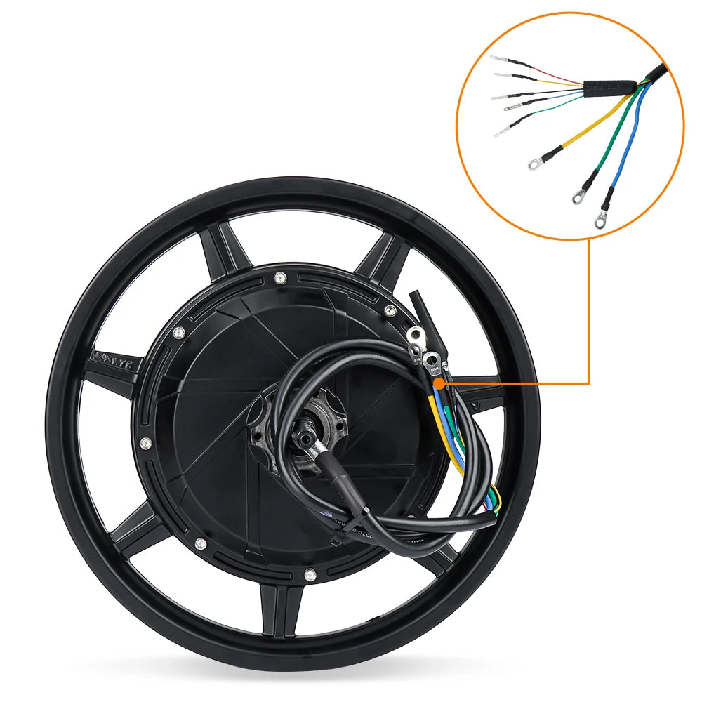 High Speed 14 inch Electric Bicycle Motor 36V-72v 1500W-3500W 120km/h Scooter Hub Motor High Speed Brushless Scooter Ebike