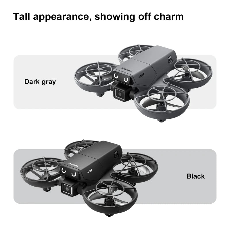 D36 Drone 4K HD Aerial Photography Dual Cameras Screen RC Quadcopter with Dynamic Lighting Optical Flow UAV Toys Gifts