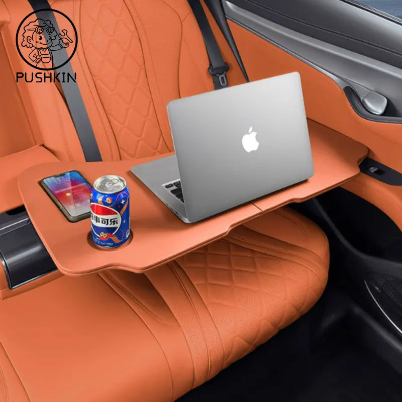 For BYD Sealion 07 EV Car Mounted Desktop Computer Dining Table Multifunctional Co Driver's Desk Interior Supplies Modification