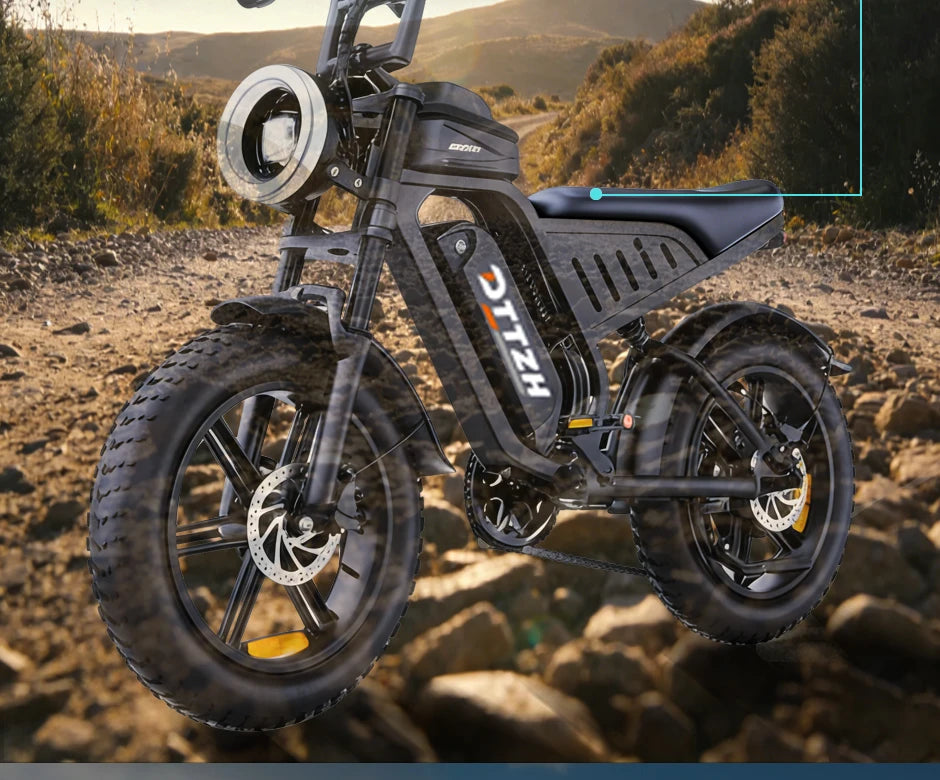 4000W motor F6S off-road electric bicycle is suitable for adults to use The single-person configuration is for mountain biking