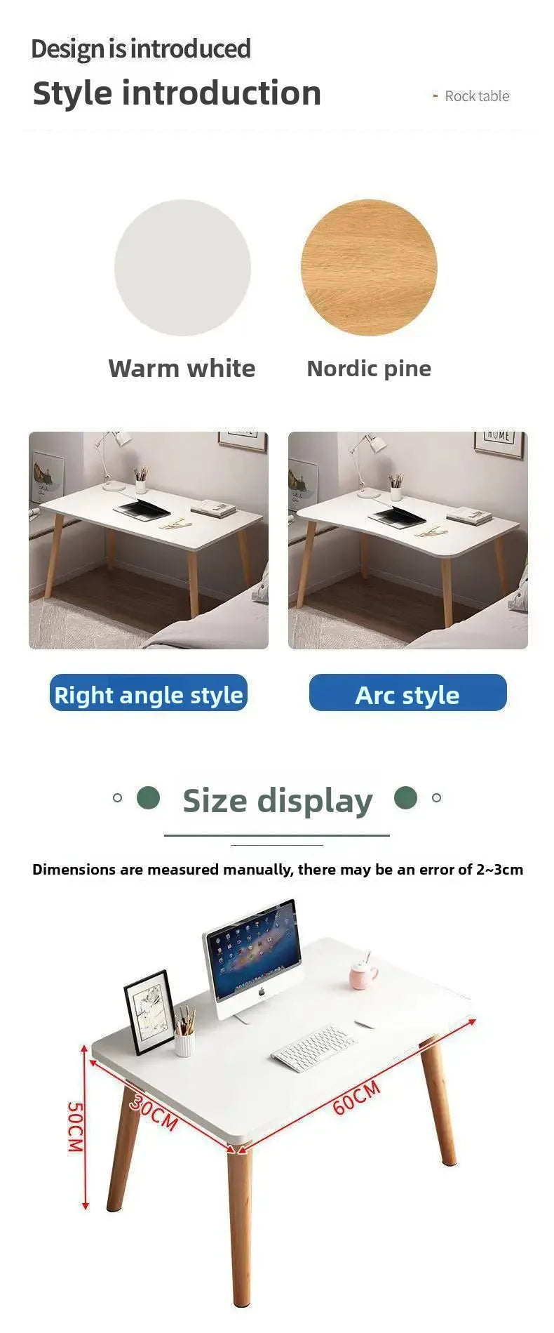 Computer Desk Lightweight Student Home Rental Bedroom Desktop Room Simple Rental House Writing  Mesa Oficina Office Furniture