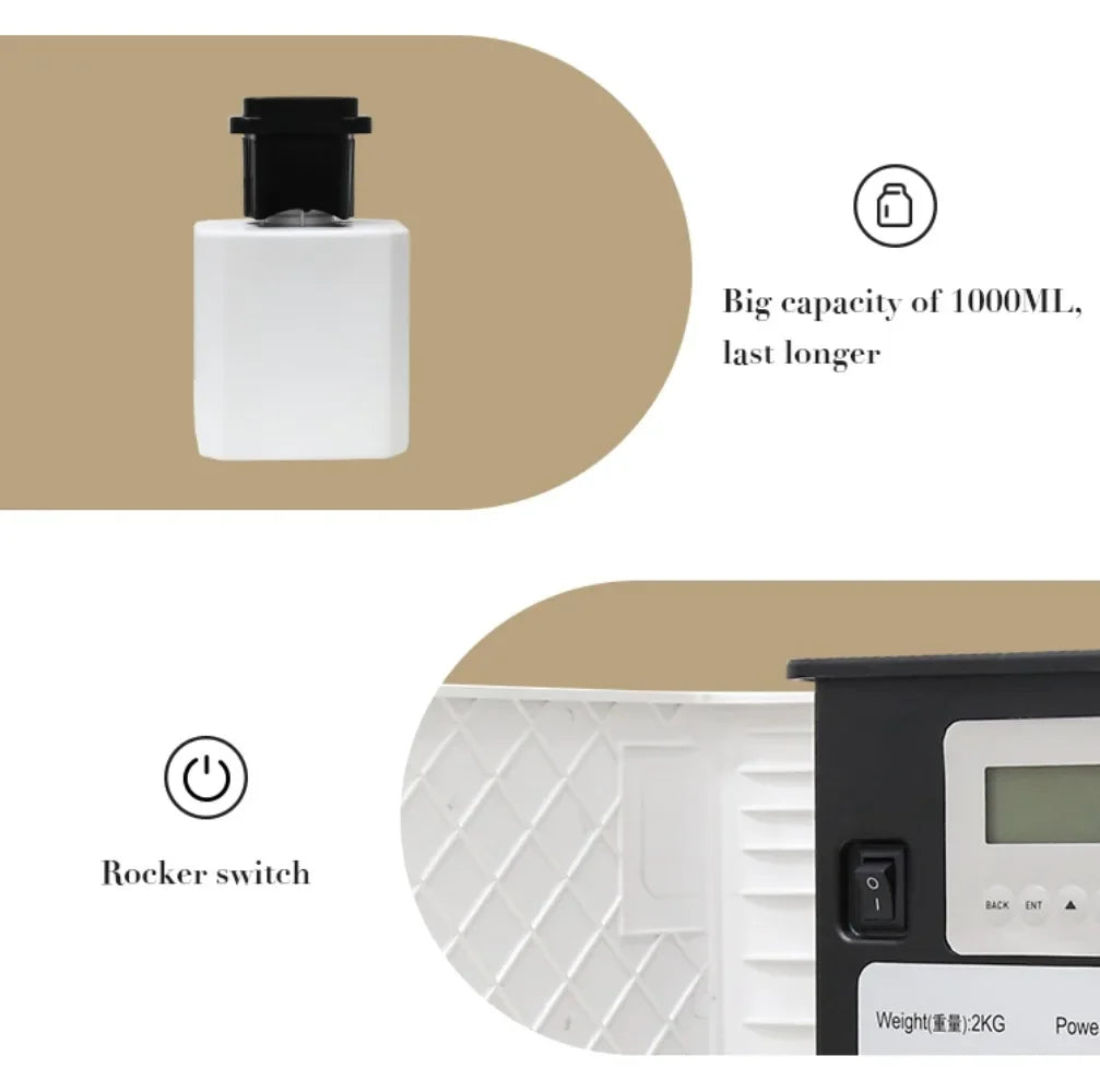 Commercial Essential Oil Diffuser Large Area Intelligence WiFi Bluetooth Waterless Aroma Diffuser Cold Mist Scent Machine Home