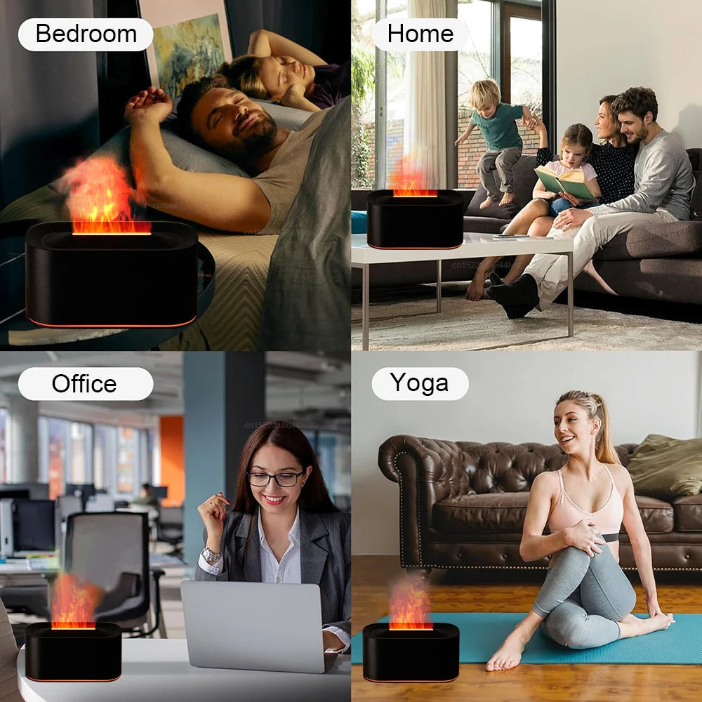 Essential Oils Diffuser Air Humidifier Fragrance For Home Office Automatic Aromatherapy Humidifier Diffuser With RGB Light