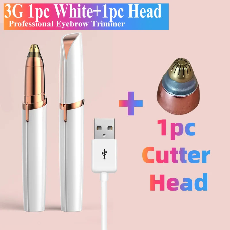 Electric Hair Removal for Ladies Machine Eyebrow Trimmer Women's Hair Removal Device Mini Makeup Products Facial Hair Remover